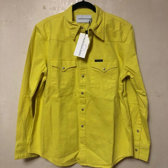 Calvin Klein Jeans Other - Men’s denim bottoms down casual shirt